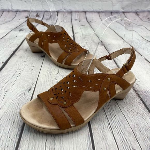 Merrell Women’s Oat Straw Wedge Sandals Size 6 - Picture 1 of 11